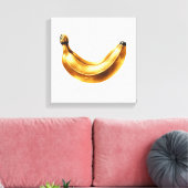 Luxe gouden banaan canvas afdruk (Insitu (Woonkamer))