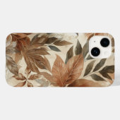 Luxe Gouden Bladeren Telefoonhoes/Gepersonaliseerd Case-Mate iPhone Case (Achterkant (horizontaal))