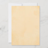 Luxe Gouden Bloemige Save the Date (Achterkant)