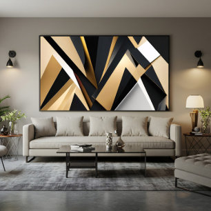 Luxe Gouden Geometrie Poster