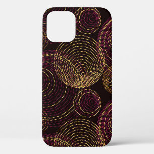 Luxe gouden geometrische print iPhone 12 hoesje