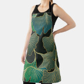 Luxe gouden Ginkgo,  kunst. Schort (Insitu)