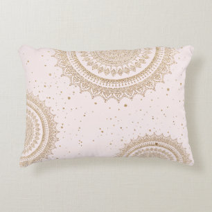 Luxe gouden glans Mandala Accent Kussen