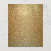 Luxe Gouden Glitter Flyer (Achterkant)