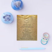 Luxe Gouden Glitter Flyer (Enkel)