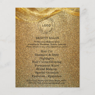 Luxe Gouden Glitter Flyer