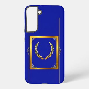 Luxe Gouden Laurel in Rechthoekig Lijst Samsung Galaxy Hoesje
