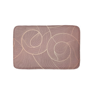 Luxe gouden lijnen patroon achtergrond badmat
