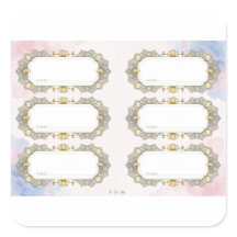 Luxe gouden lotus Ankh Mandala stickers