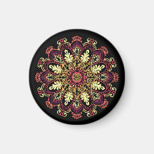 Luxe Gouden Mandala - Gouden Sierlijke Lotus