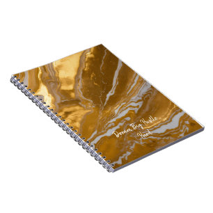 Luxe gouden marmer notitieboek