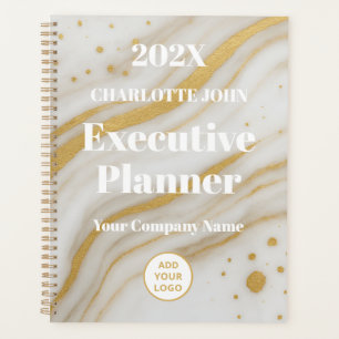 Luxe Gouden Marmeren Executive 2026 Planner