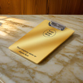 Luxe gouden metaalachtig klembord