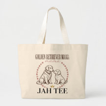 Luxe Gouden Retriever Mama Tote Tas - Gouden Mama