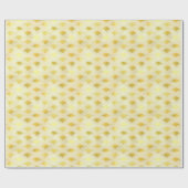 Luxe gouden Seigaiha Wave Design papier (Vlak)