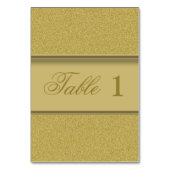 Luxe gouden textuur Elegante gouden glitter Kaart (Achterkant)