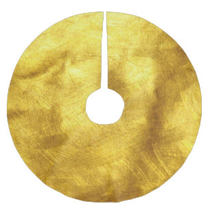 Luxe gouden textuur ontwerp kerstboom rok