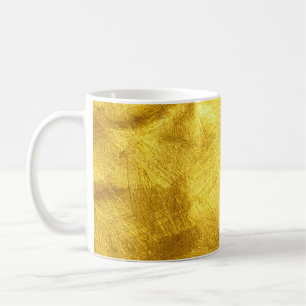 Luxe gouden textuur ontwerp koffiemok
