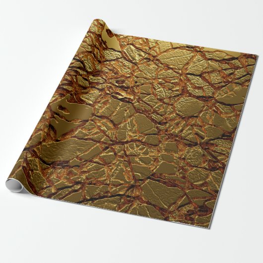 Luxe goudtextuur. cadeaupapier (Uitgerold)