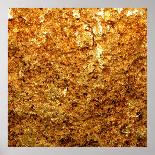 Luxe goudtextuur. poster