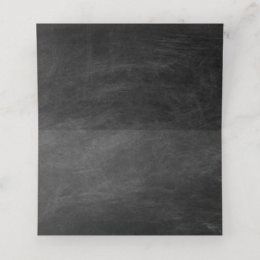 Luxe Graduation Party Retro schoolbord (Binnenkant ongevouwen)