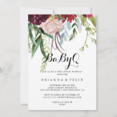 Luxe grillige Boho BabyQ Baby shower Barbecue Kaart (Voorkant)