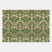 Luxe Groen & Goud Botanisch Inpakpapier (Voorkant 3)