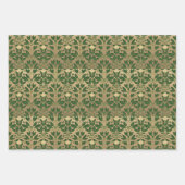 Luxe Groen & Goud Botanisch Inpakpapier Vel (Voorkant 2)