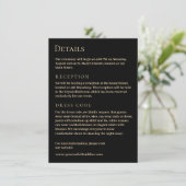 Luxe groene agaat met goud informatiekaartje (Staand voorkant)