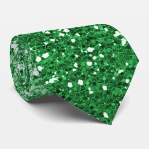 Luxe groene Glitter Ombre Stropdas