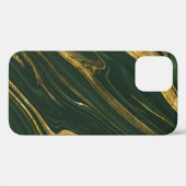 Luxe groene Onyx: gouden marmer. Case-Mate iPhone Case (Achterkant (horizontaal))