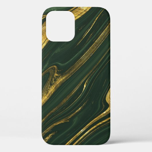 Luxe groene Onyx: gouden marmer. Case-Mate iPhone Case (Achterkant)