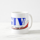 Luxe Gulfstream IV Private Jet Koffiemok (Voorkant rechts)