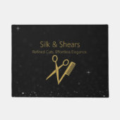 Luxe Hair Studio Stijlvol | Glitterontwerp - Deurmat (Voorkant)