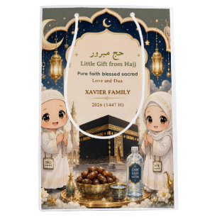 Luxe Hajj Mabroor Chibi Moslim Medium Cadeauzakje
