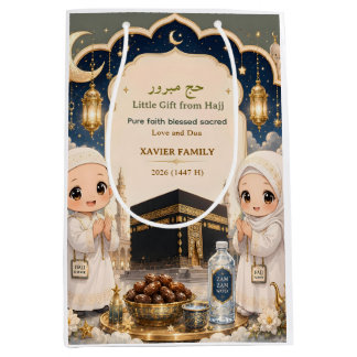 Luxe Hajj Mabroor Chibi Moslim Medium Cadeauzakje