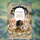 Luxe Hajj Mabroor leuk Acryl Bord (Neutraal)
