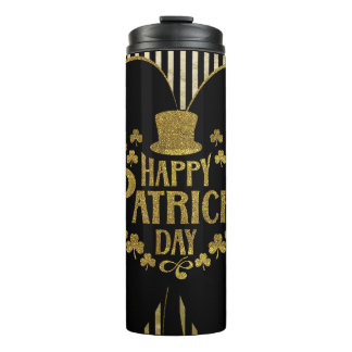 Luxe Happy St. Patrick's Day, Shamrock Tumbler Thermosbeker