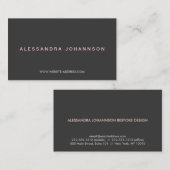 LUXE HAUT DÉBIT N° 2 Carte de visite (Devant / Derrière)