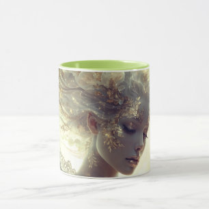 Luxe Hemelse Vrouwelijke Kunst Mok
