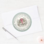 Luxe Hiel Balm Label Peppermint met Skep en Bow (Envelop)