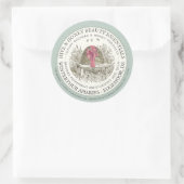 Luxe Hiel Balm Label Peppermint met Skep en Bow (Tas)