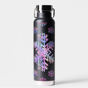Luxe holografische sneeuwvlok Kerstcollectie Waterfles