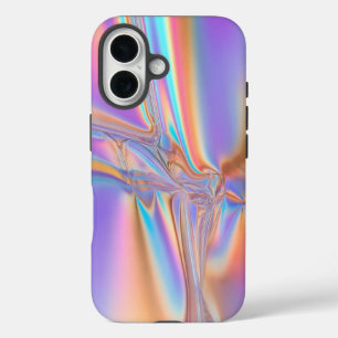 Luxe Holographique Iridescente iPhone 16 Coque