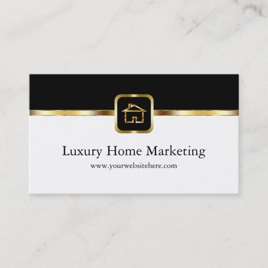 Luxe Home Marketing Visitekaartje (Voorkant)