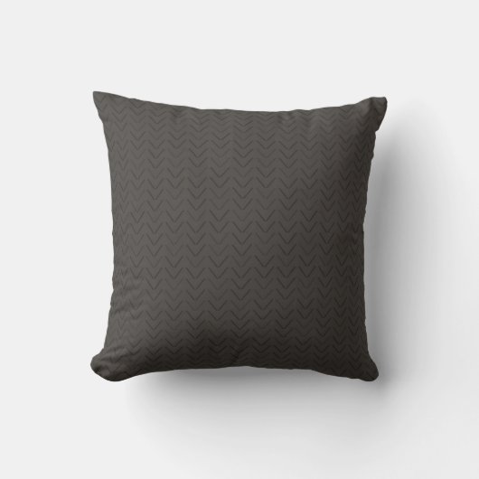 Luxe houtskool geweven textuur kussen (Voorkant)