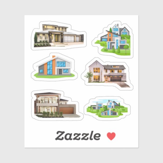 Luxe Huis Stickers (Vel)