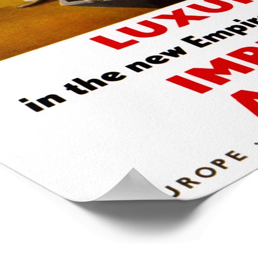 Luxe in New Empire Flying Boats Poster (Hoek)