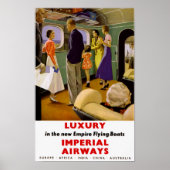 Luxe in New Empire Flying Boats Poster (Voorkant)