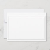 Luxe Initiaal — Persoonlijke artikelen Notitiekaartje (Achterkant)